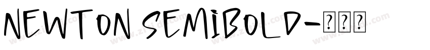Newton Semibold字体转换